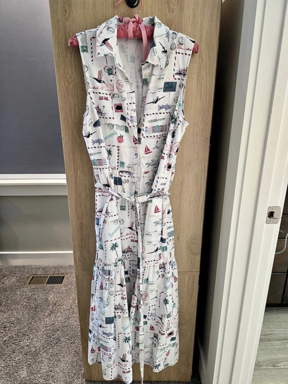 J.Crew Printed Maxi Dress Size 10